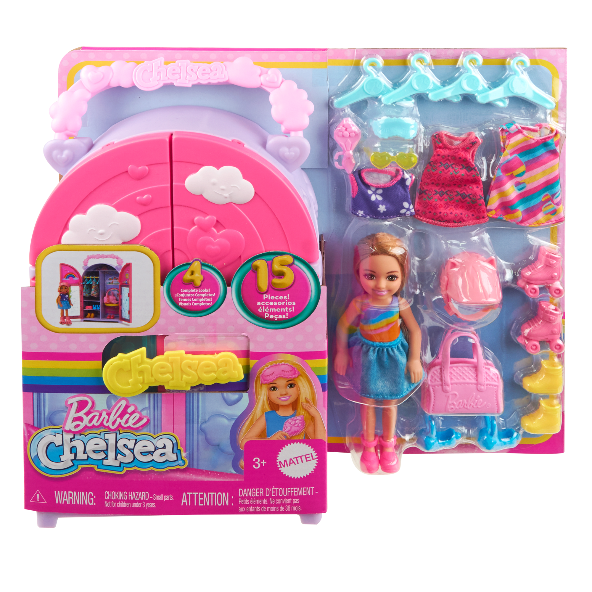 Barbie-Poupée et Dressing Chelsea-Coffret Vêtements et Accessoires - Image 6