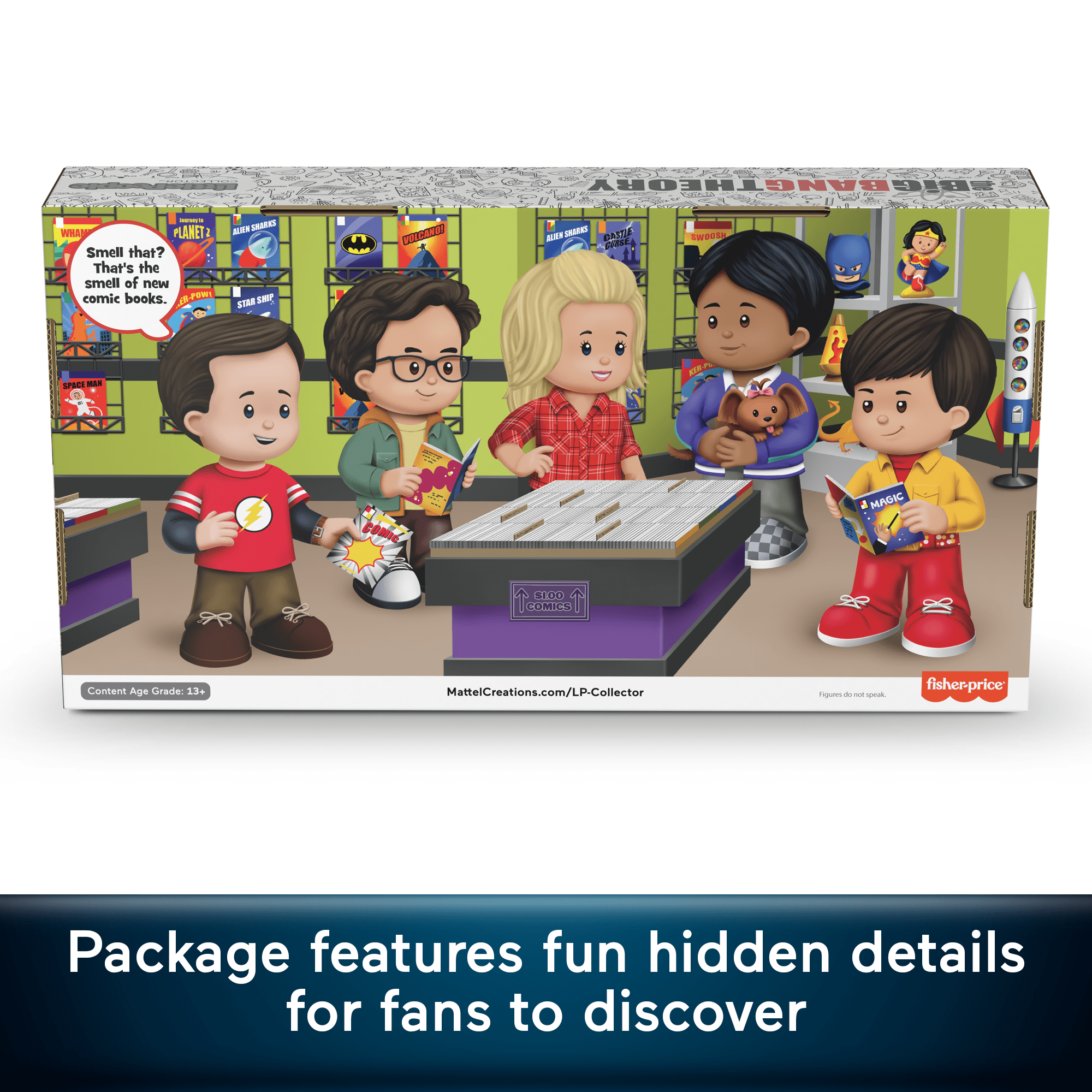 Little People Collector The Big Bang Theory TV Show Special Edition Set. 5 Figures - Image 3