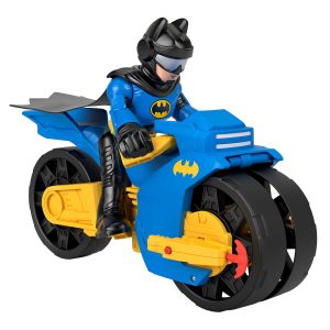 Imaginext DC Super Friends-Batcycle XL et Batman-Figurine de 25 Cm