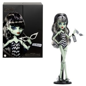 Monster High Skullector Muñeca de Colección Frankie Barbie 80 Aniversario