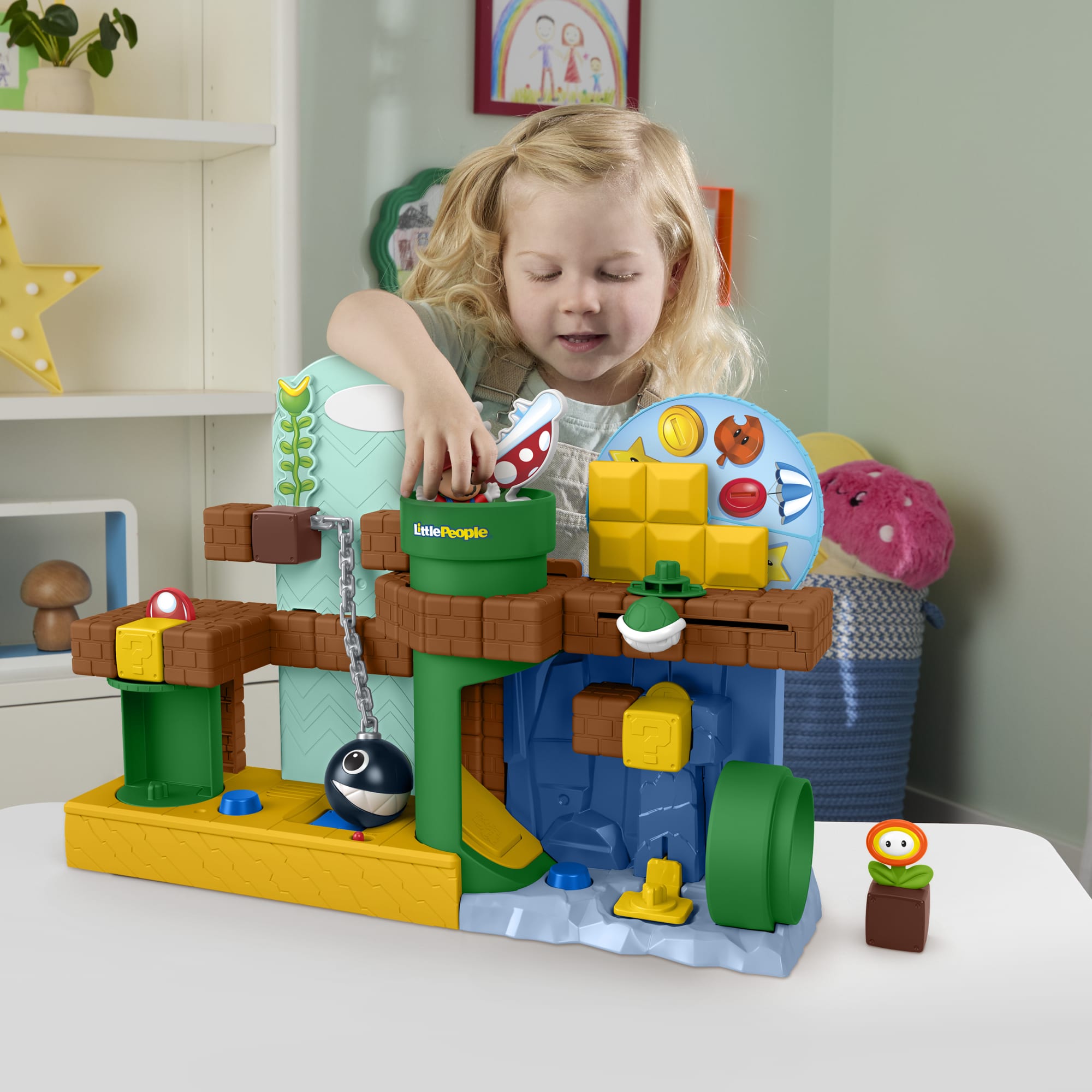 Fisher-Price-Coffret Mon Aventure Avec Mario Little People - Image 2