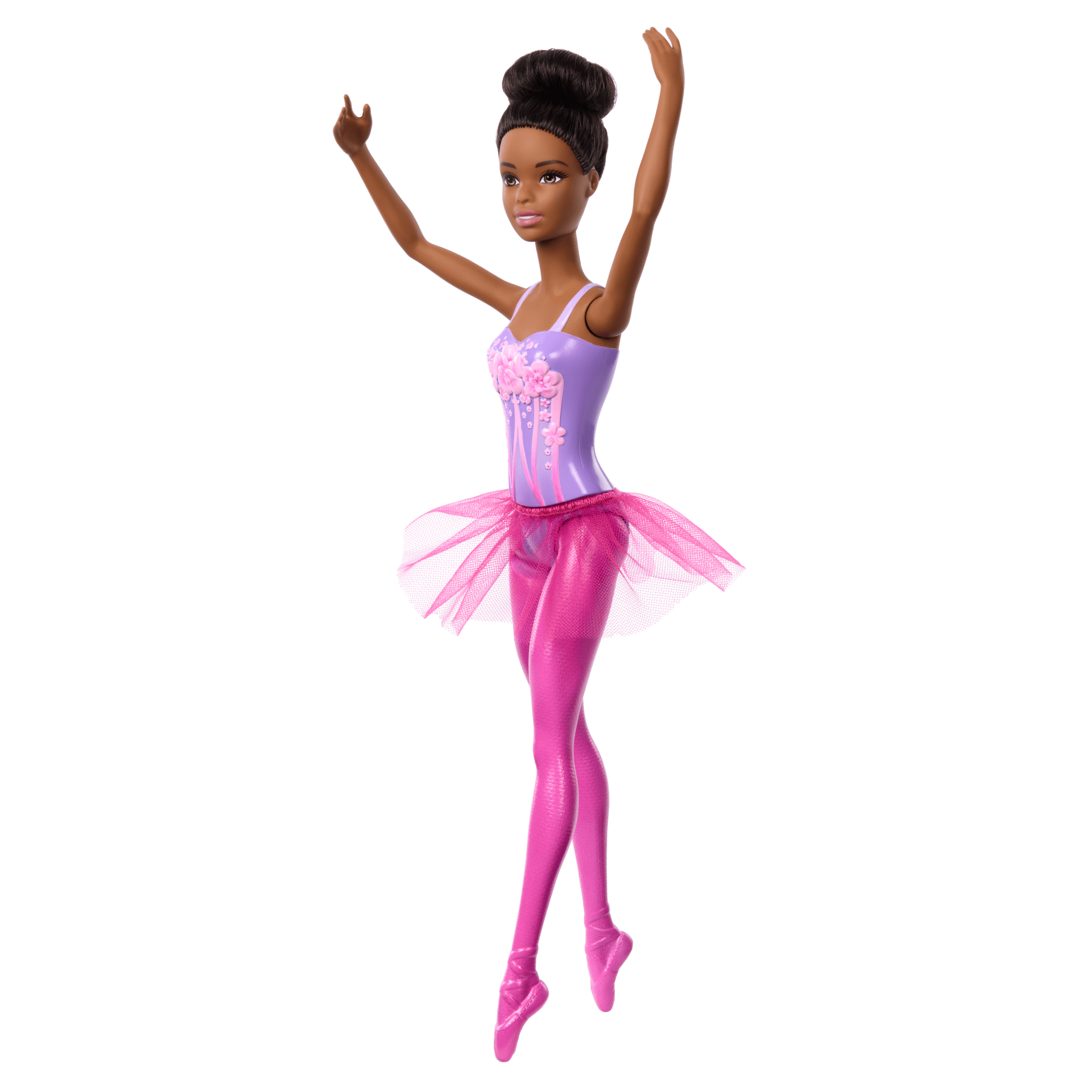Barbie-Barbie Ballerine-Poupée Brune Avec Tutu Amovible Violet - Image 3