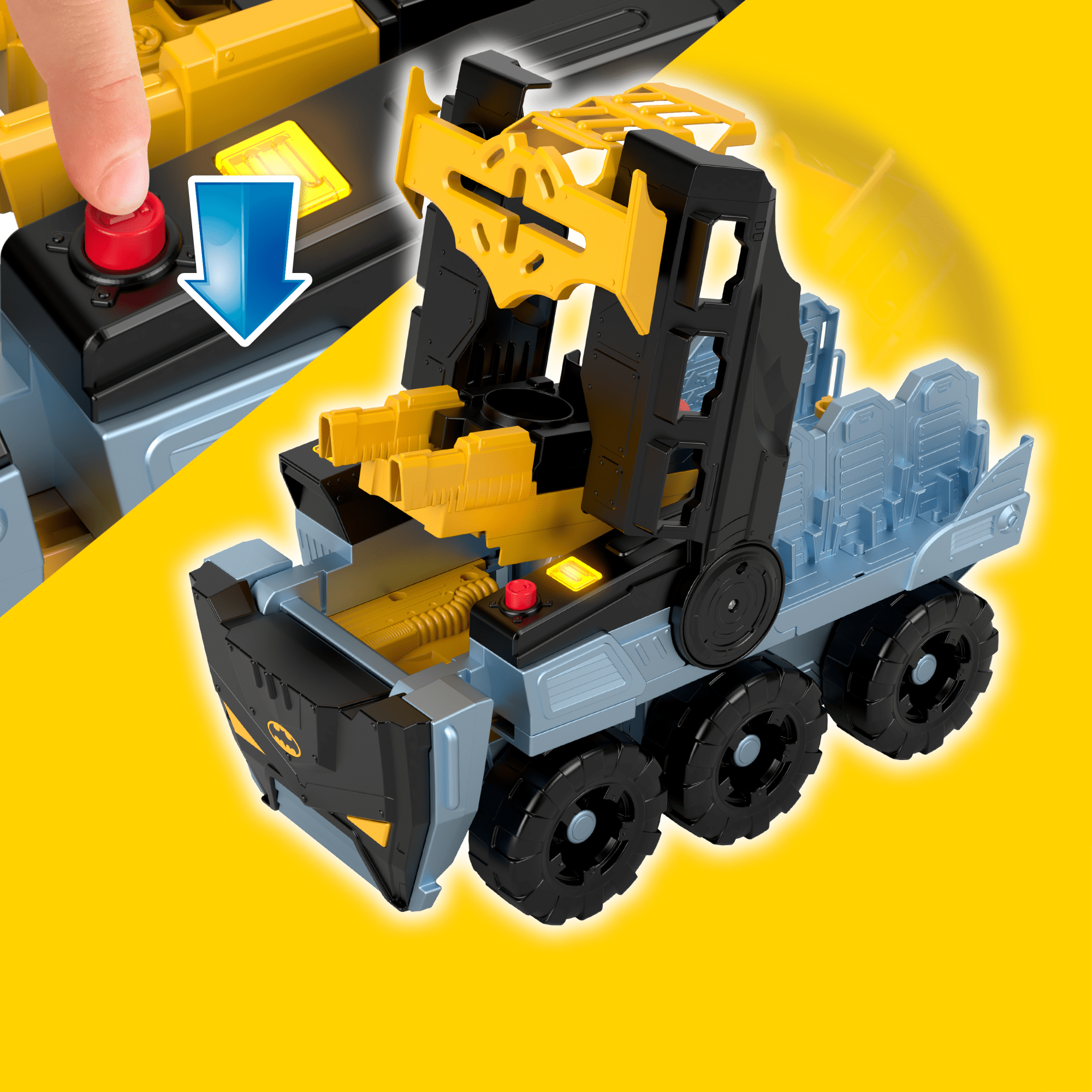 Imaginext DC Super Friends Vehículo de Juguete Mega Batimóvil - Image 3