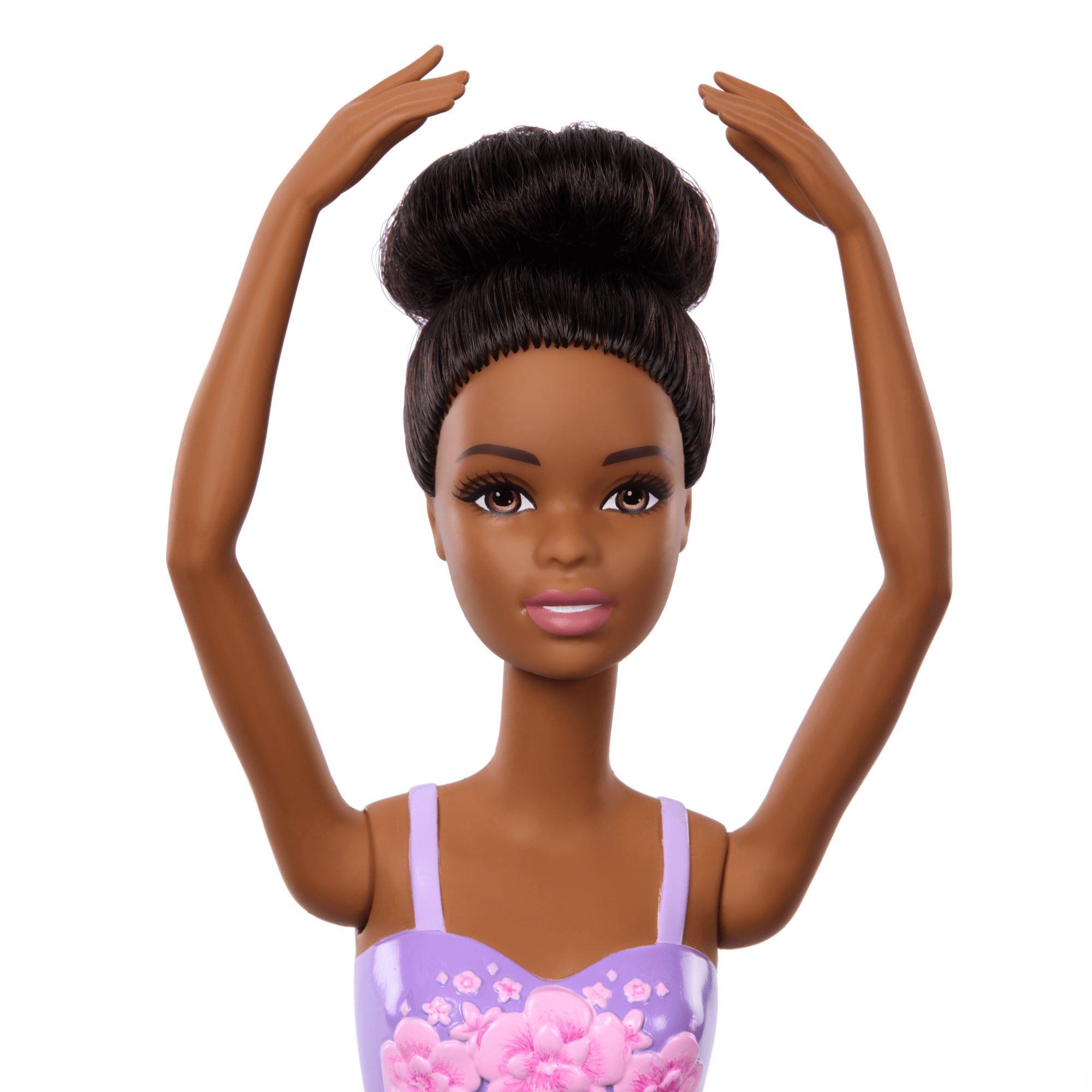 Barbie Ballerina Doll. Brunette Fashion Doll Wearing Purple Removable Tutu - Image 2