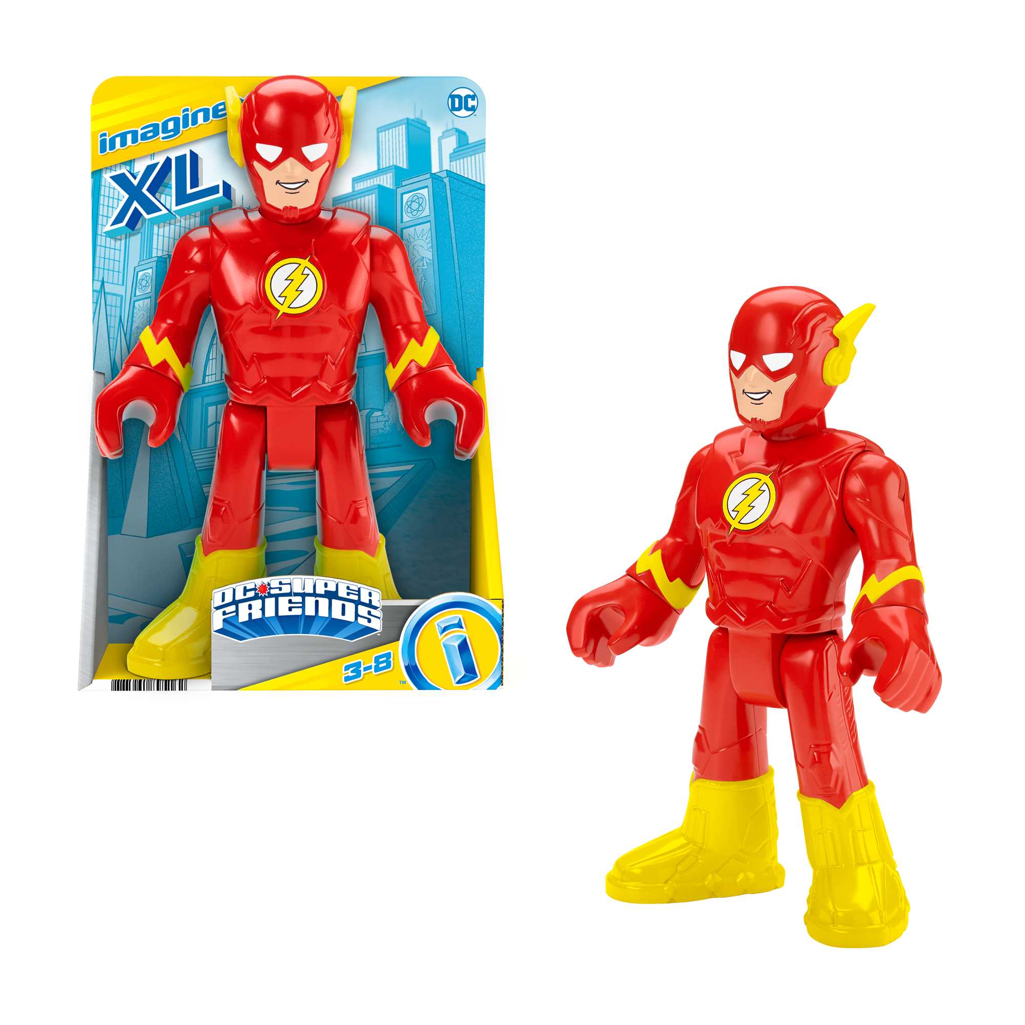 Imaginext DC Super Friends Figura de Ação XL Flash