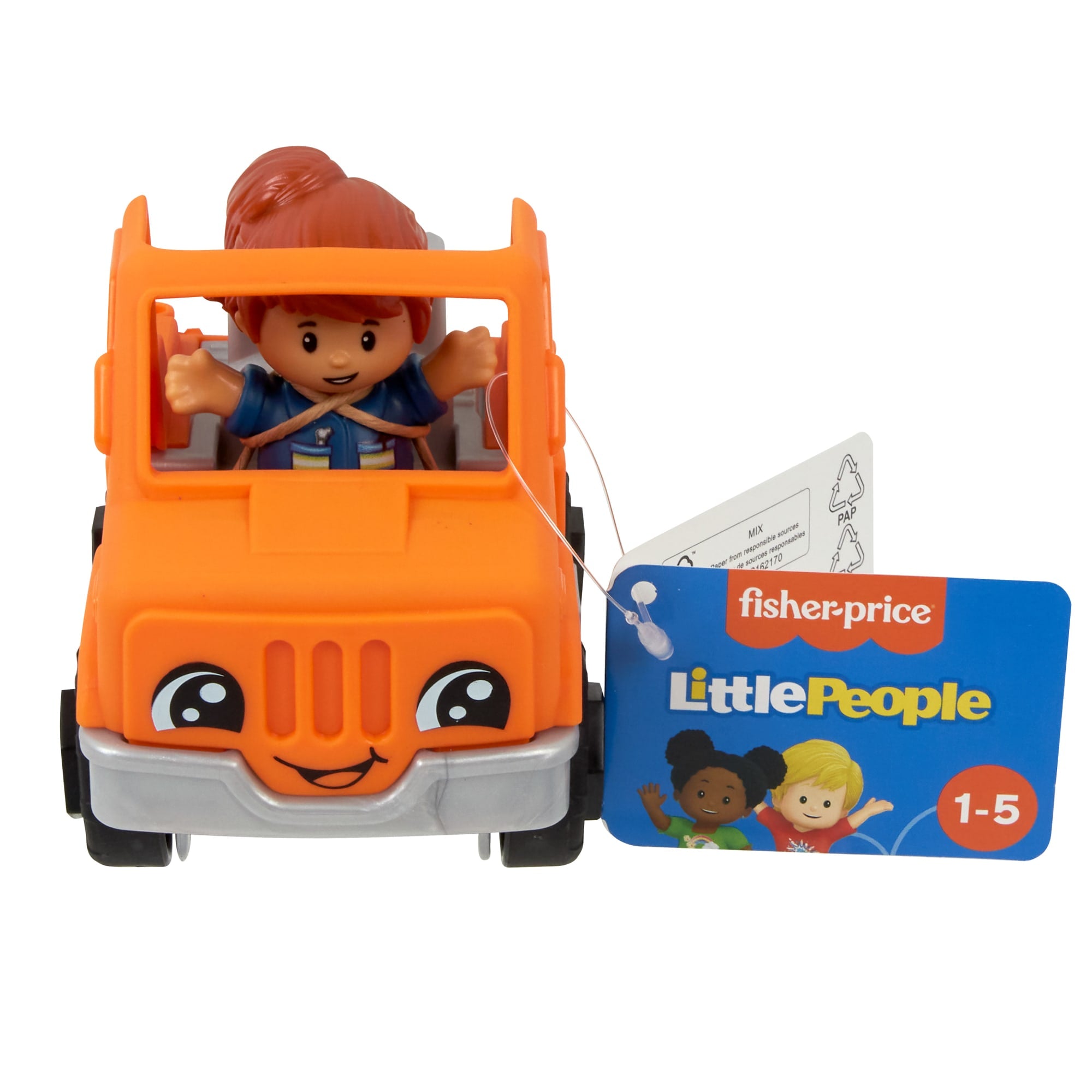 Fisher-Price Little People Help And Go Tow Truck & Figure Set For Toddlers. 2 Pieces - Image 16