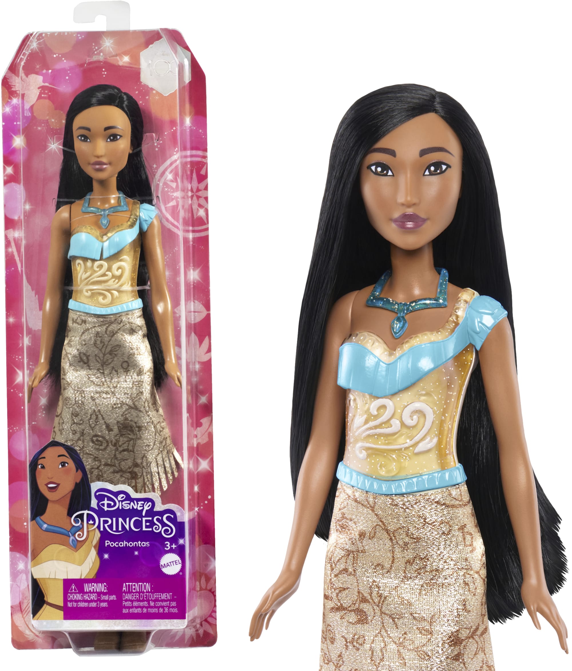 Disney Princess Pocahontas Doll With Sparkling Fashion & Accessories. Inspired By Disney Movie