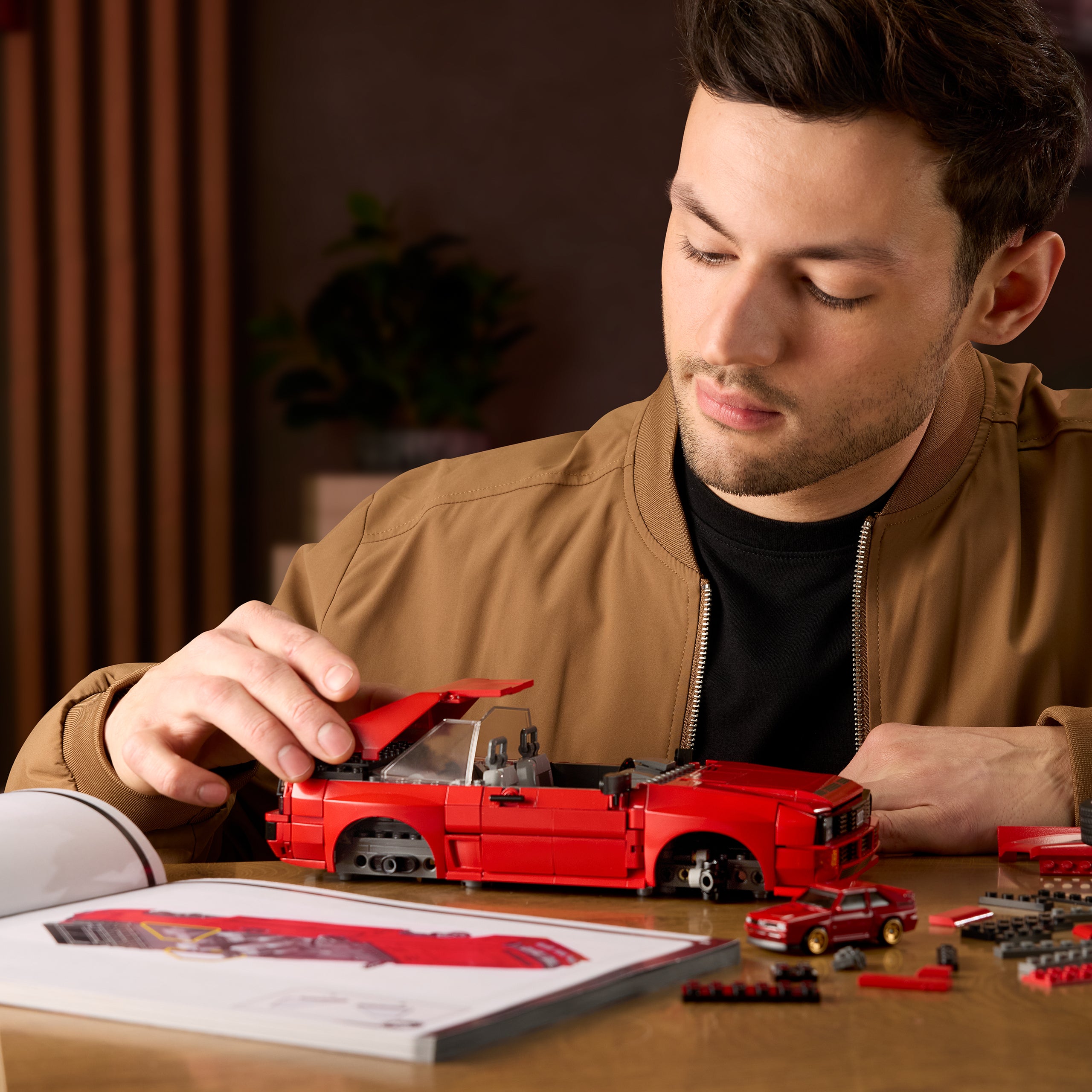 Mattel Brick Shop Hot Wheels Jogo de Construção Elite '84 Audi Sport quattro - Image 2