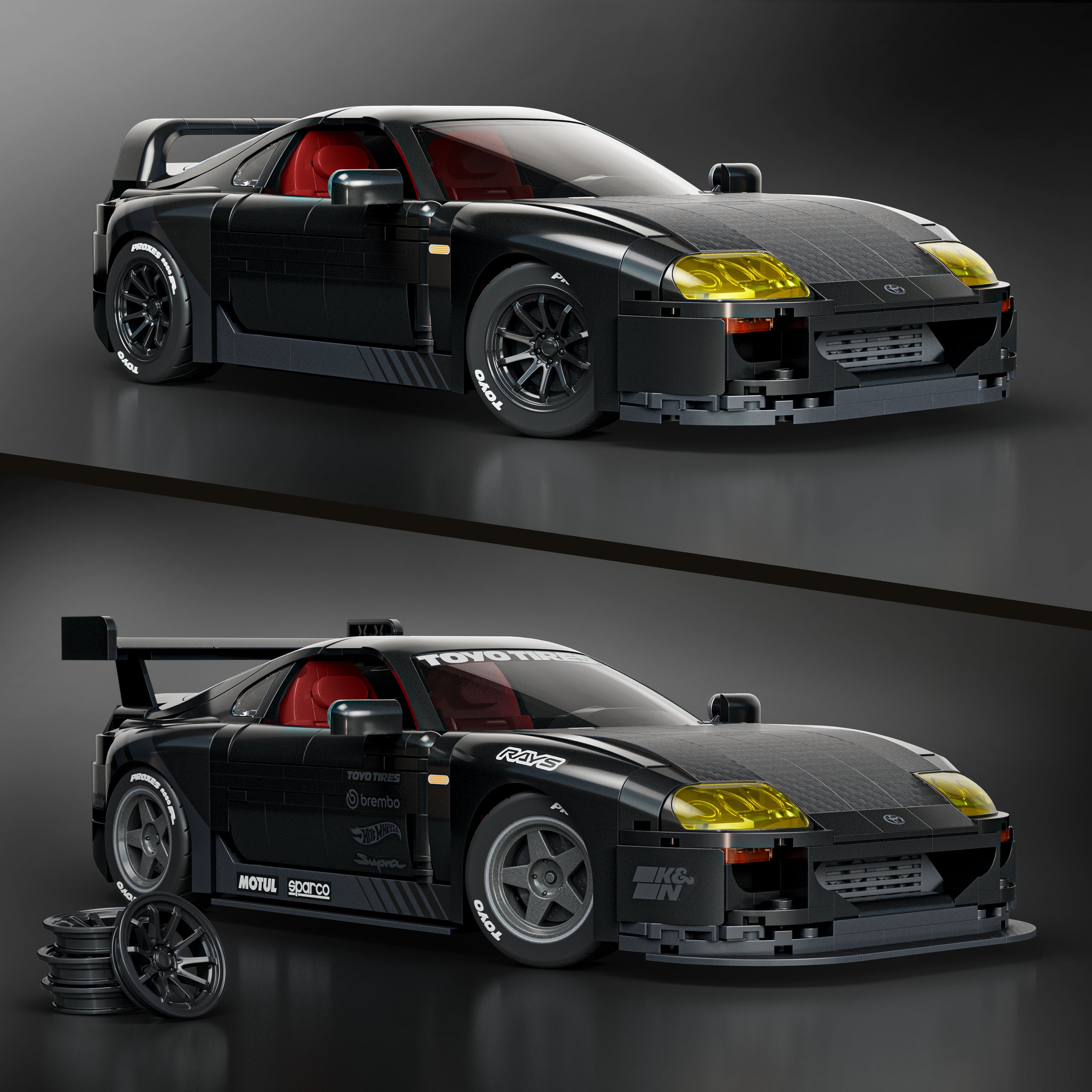 Hot Wheels-Coffret de Construction Toyota Supra Mkiv de 1994 - Image 3