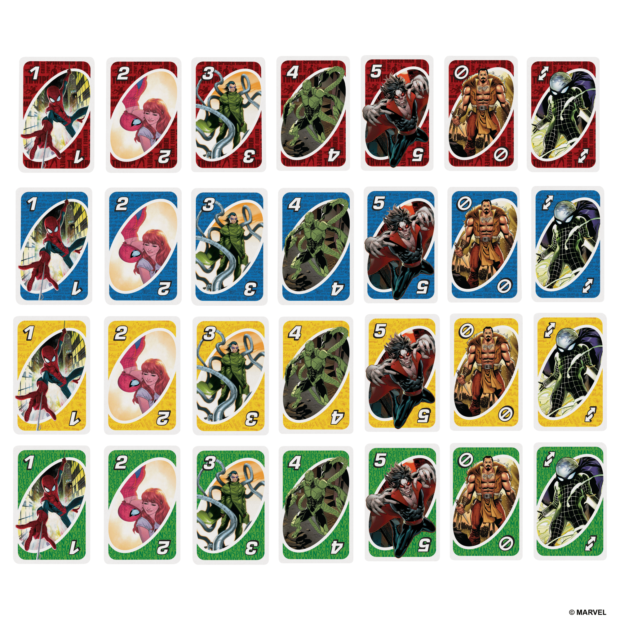 UNO The Amazing Spider-Man Card Game For Kids. Adults & Family Night Inspired By Marvel Comic Book Series - Image 6