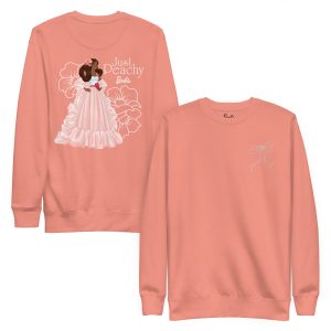 Barbie Peaches 'n Cream Embroidered Peach Sweatshirt