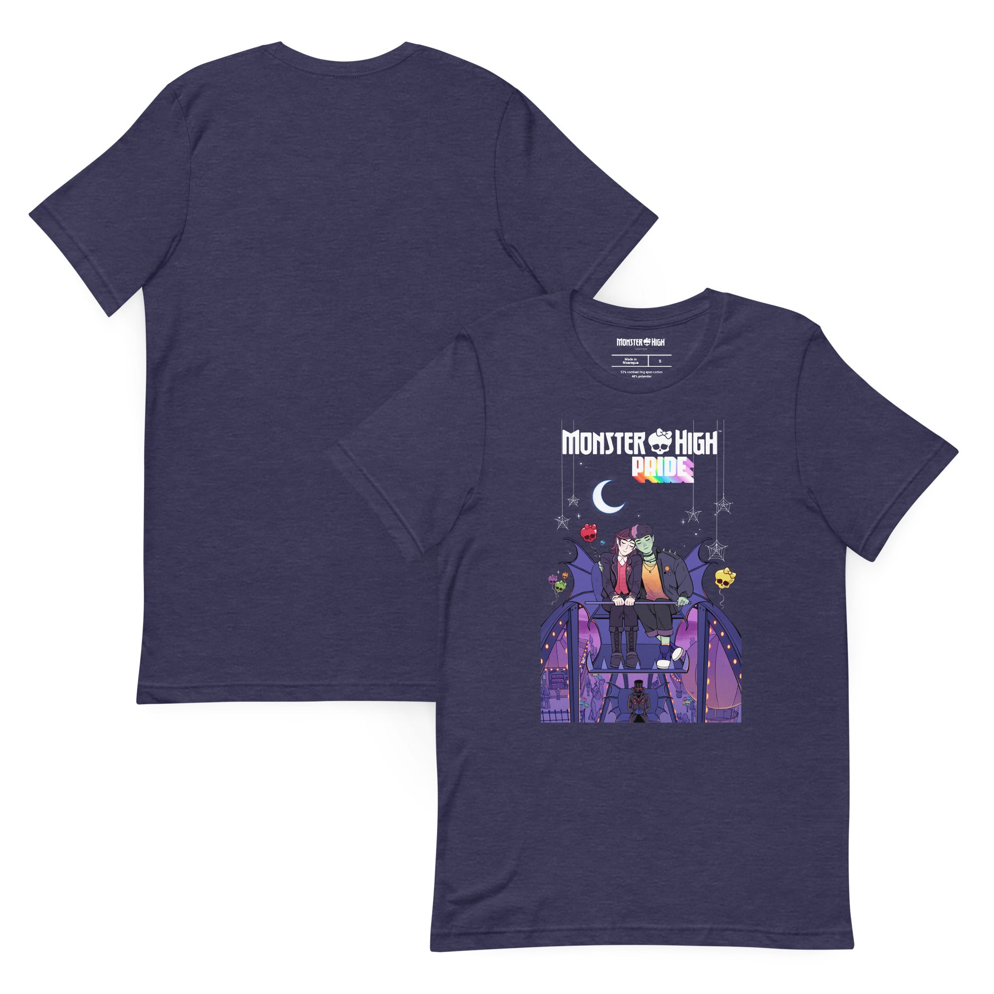 Monster High Pride Kieran & Spelldon Navy T-Shirt - Image 2