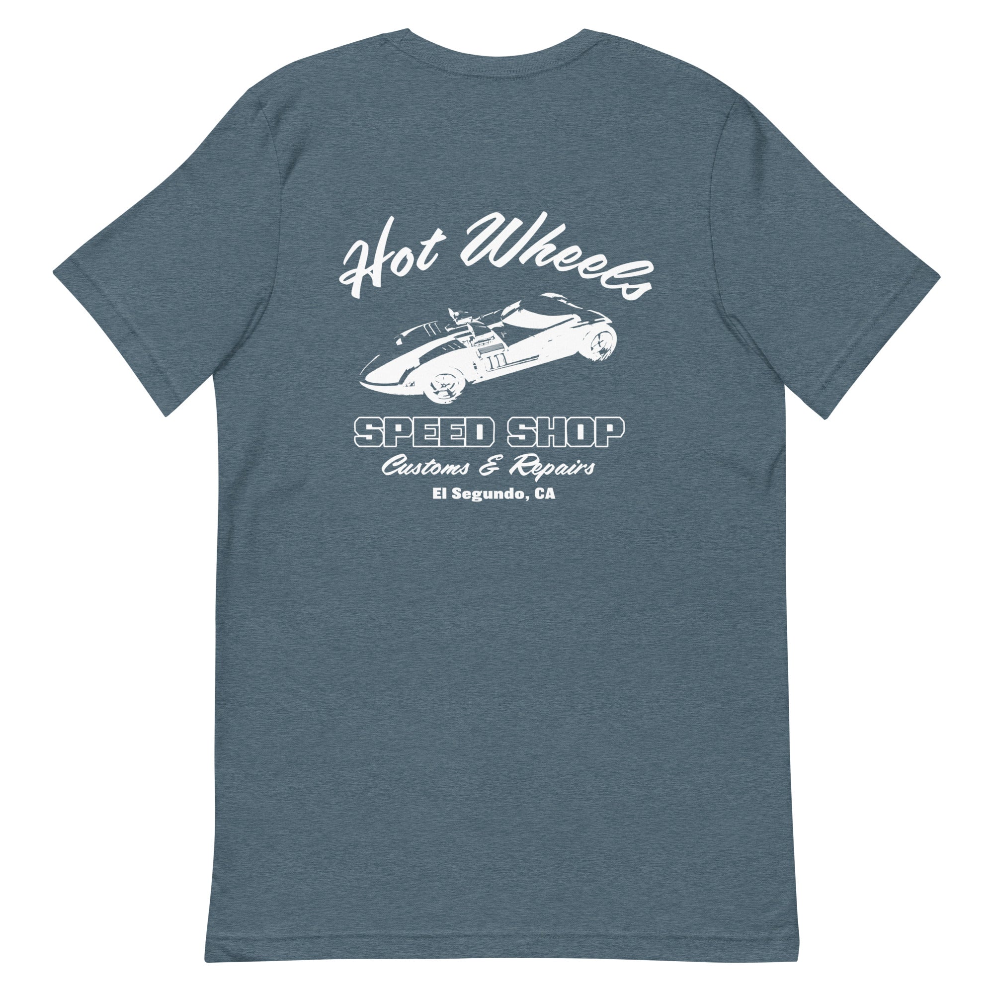Hot Wheels Speed Shop Embroidered Blue T-Shirt - Image 14