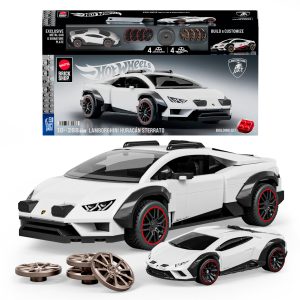 Mattel Brick Shop Hot Wheels Lamborghini Huracan Sterrato Building Toy Kit