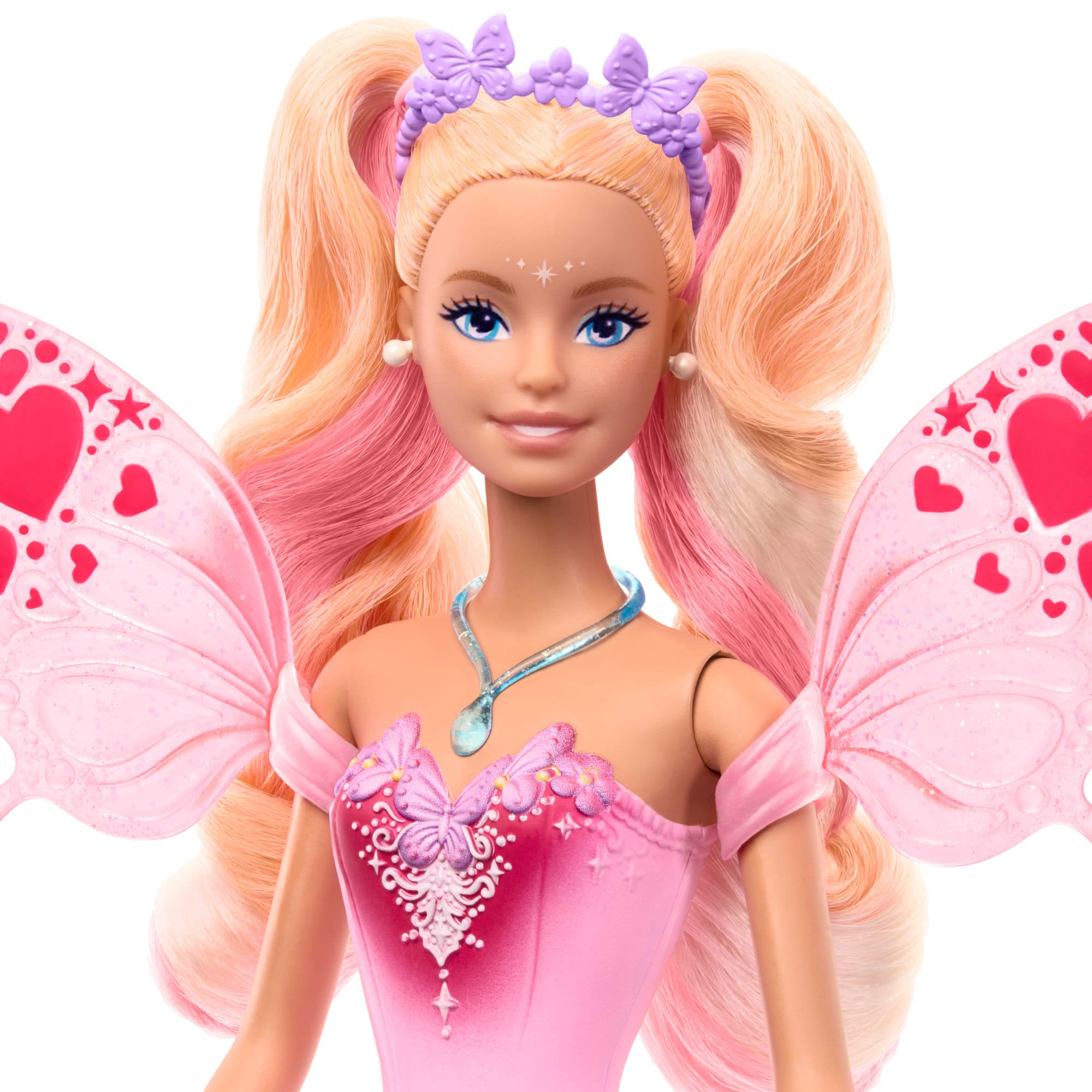 Barbie Fantaisie Poupée Fée. Ailes et Tenue à Changement de Couleur - Image 3