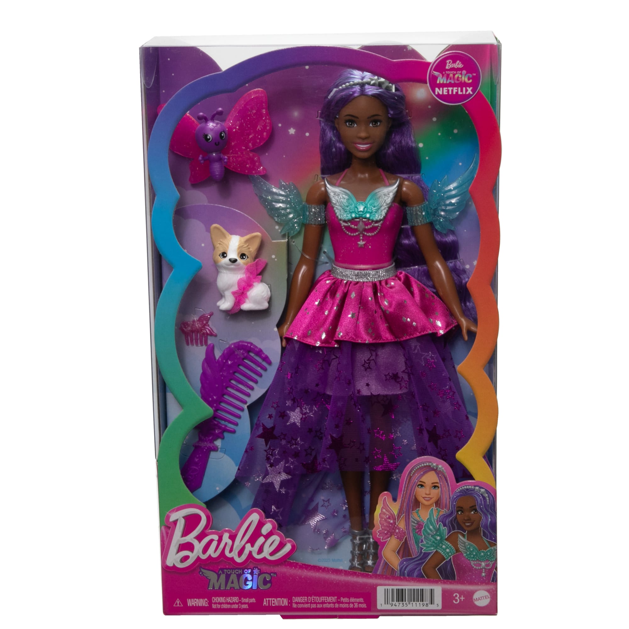 Barbie Doll With 2 Fantasy Pets. Barbie Brooklyn From Barbie A Touch Of Magic - Image 6