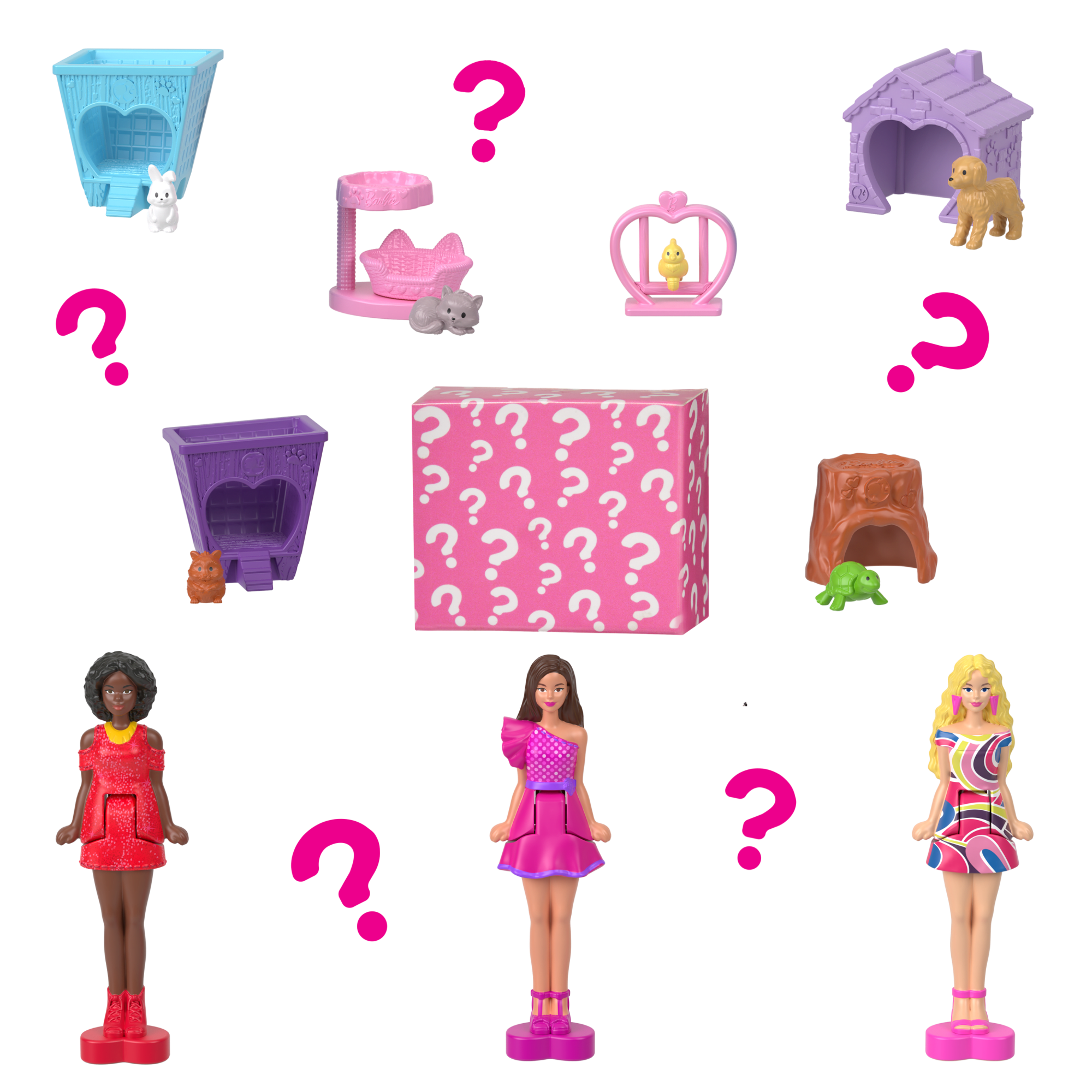 Barbie Mini BarbieLand Casa de Muñecas Rosa y Morada - Image 5