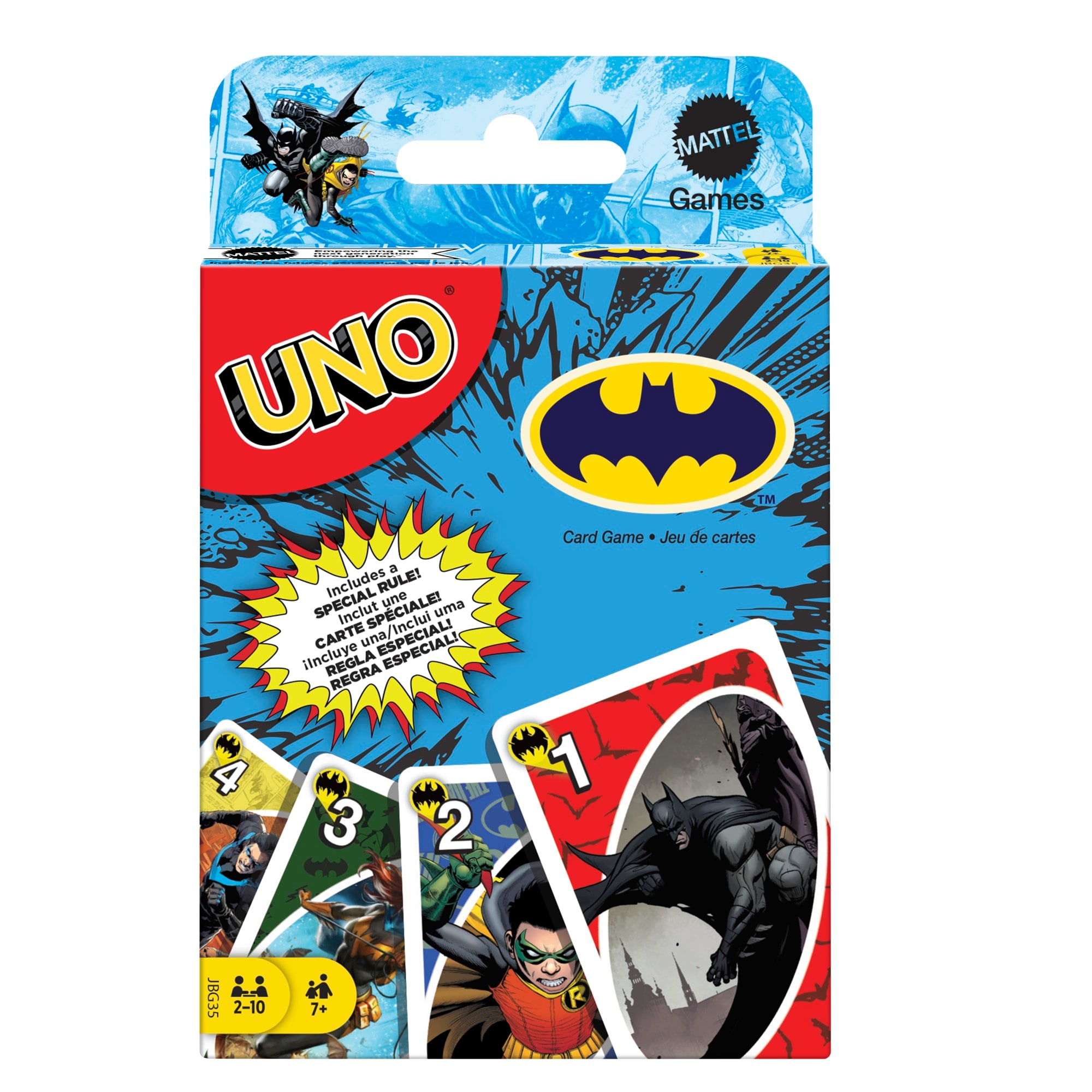 UNO Batman Card Game For Kids & Family Night