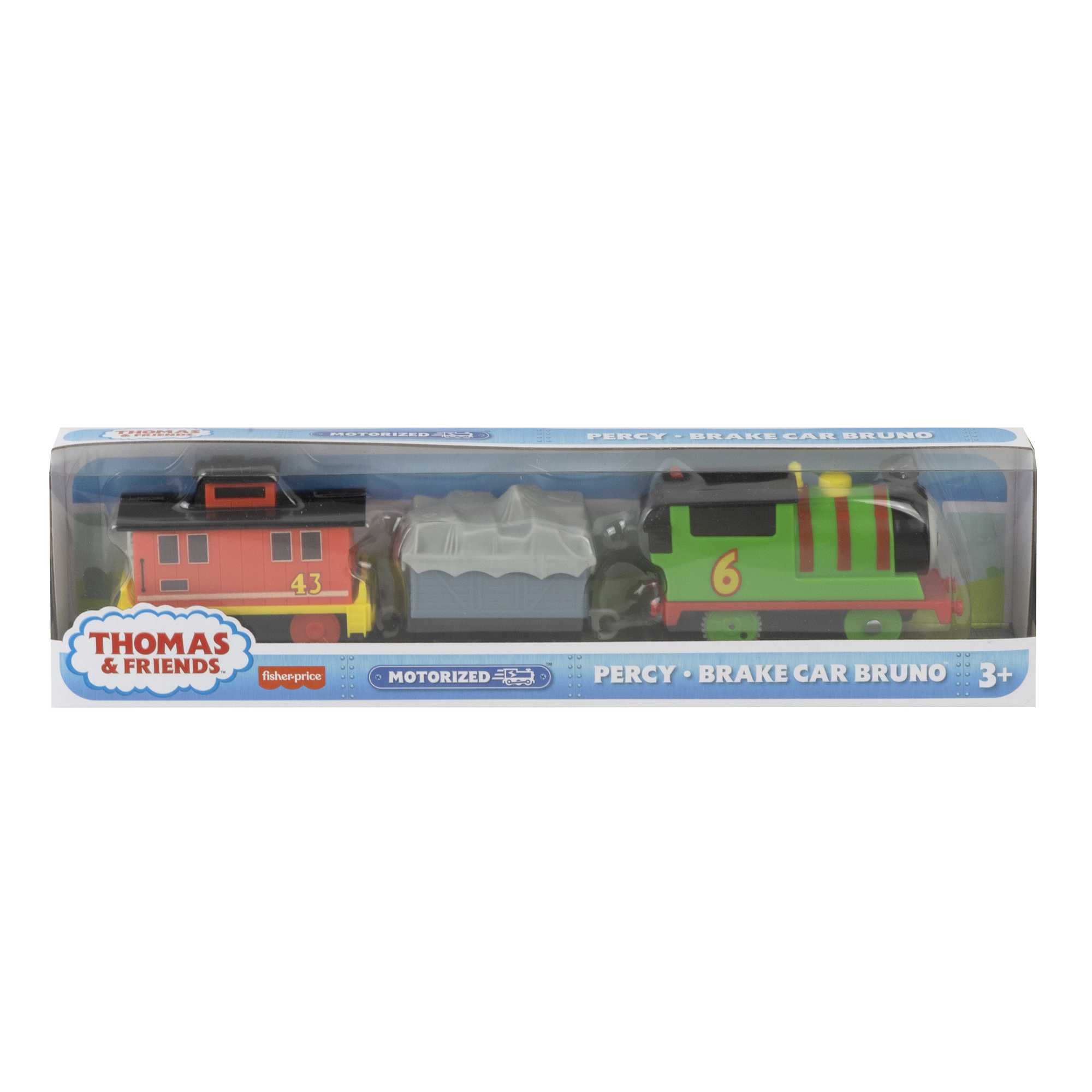 Thomas & Friends Percy & Brake Car Bruno Motorized Vehicle Set - Image 6