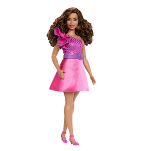 Barbie Fashionistas 65Eanniversaire Poupée225. Robe Rose Étinc.