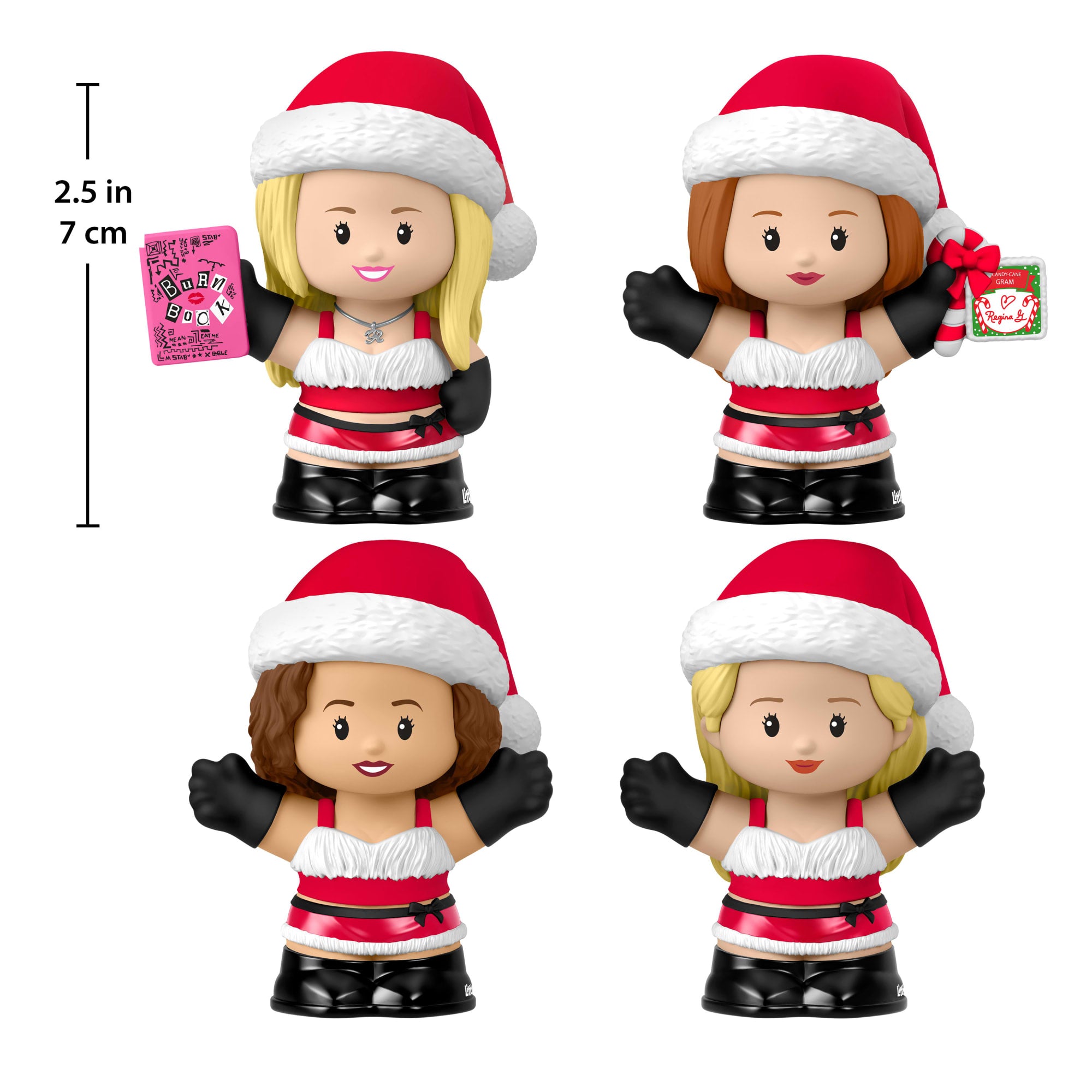 Little People Collector Mean Girls Movie Special Edition Holiday Set For Adults & Fans. 4 Figures - Image 5