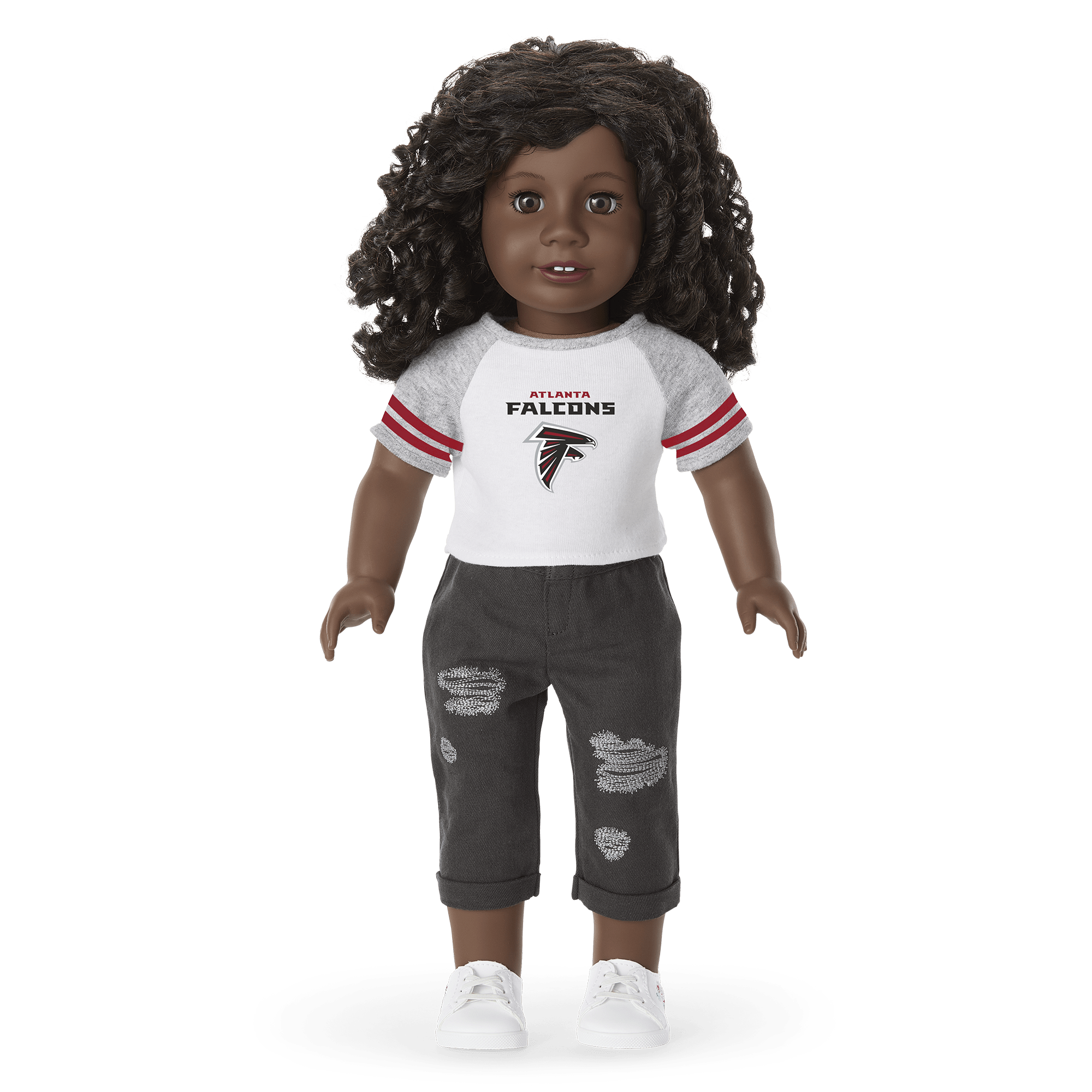 American Girl® x NFL Atlanta Falcons Fan Tee for 18-inch Dolls - Image 2