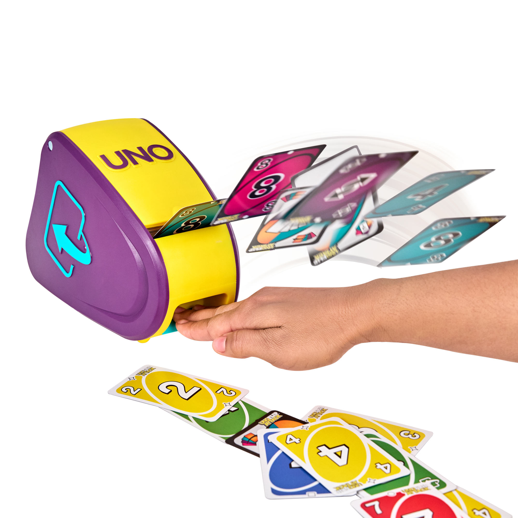 UNO Flip Attack Card Game For Kids. Adults & Family Night - Image 3