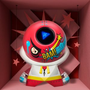 Red Rock 'Em Sock 'Em Robots x FIGURE8 Collectible Figure