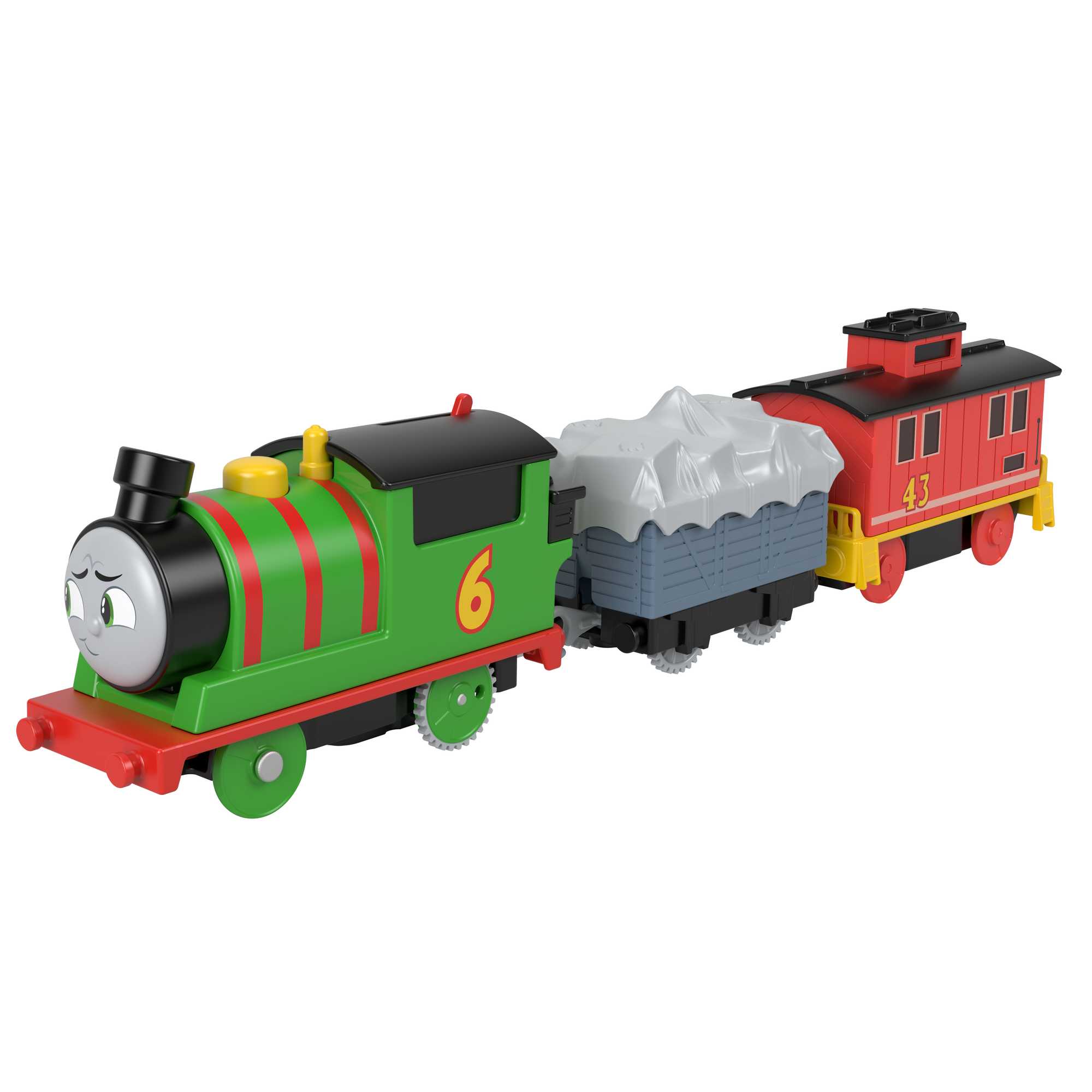 Thomas & Friends Percy & Brake Car Bruno Motorized Vehicle Set
